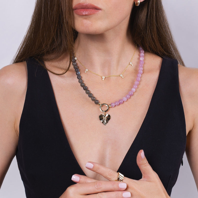 KUNZITE & LABRADORITE NECKLACE