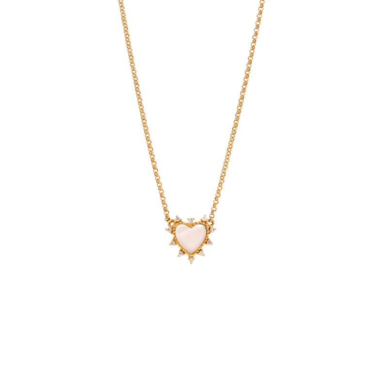 BABY DAZZLE HEART NECKLACE