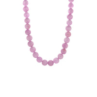 KUNZITE & GOLD BEADS NECKLACE