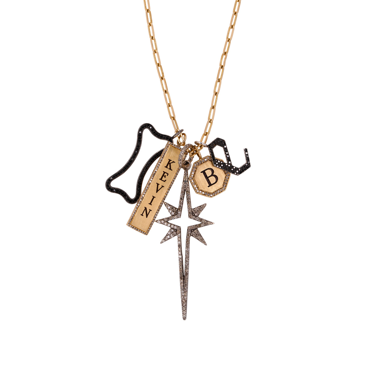 "BRIDGET" CHARM NECKLACE