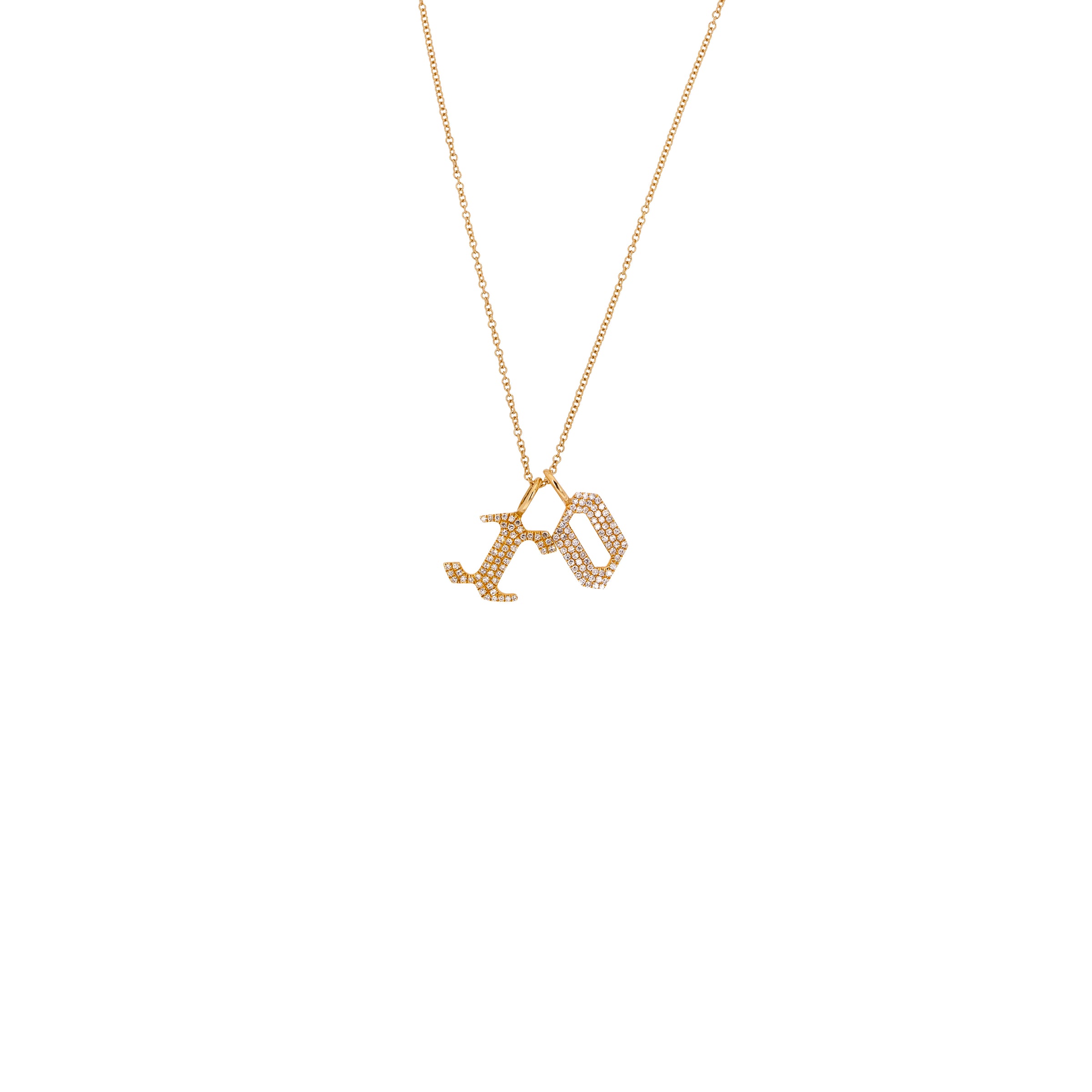 "XO" CHARM NECKLACE