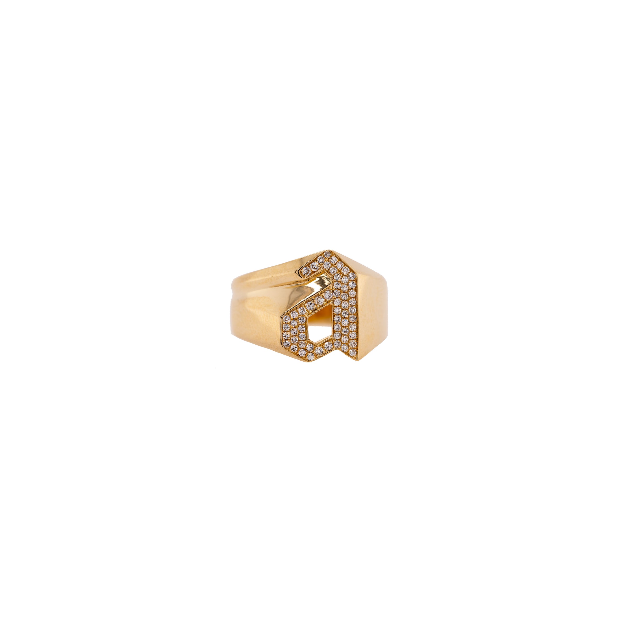 ALPHABET SIGNET RING