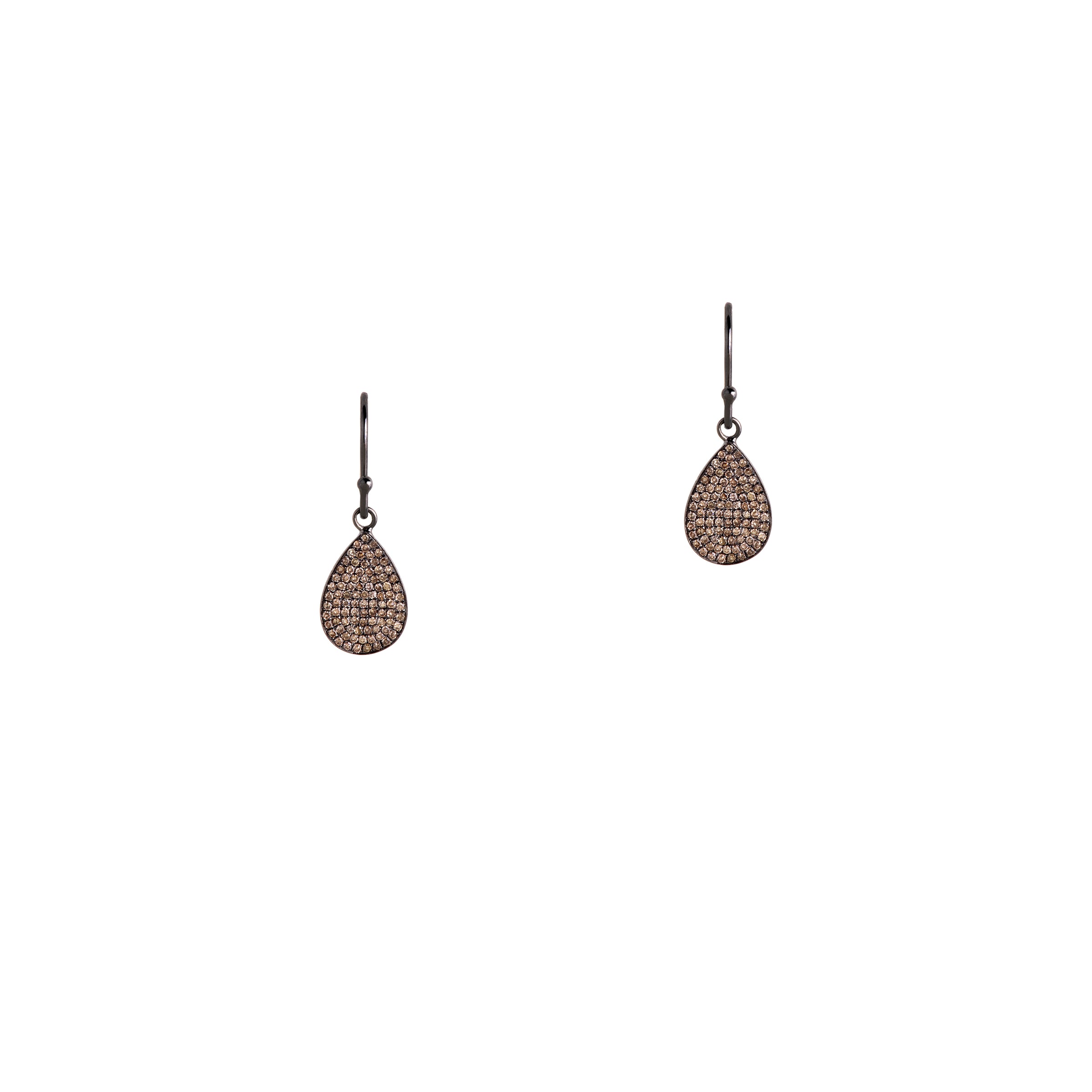 MINI PAVÉ DIAMOND TEARDROPS - Bridget King Jewelry